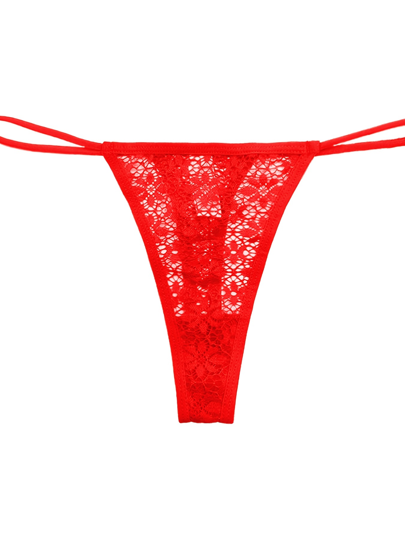 6/12 PCS Women Underwear Ladies Panties Sexy Full Lace Floral Low