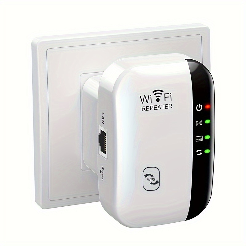 Wireless Repeater Dual Frequency Wifi Signal Extender - Temu