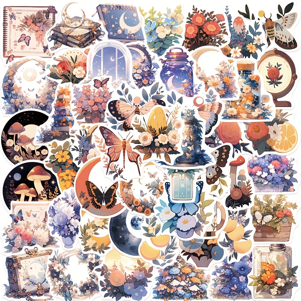 Stitch Stickers Waterproof Vinyl Scrapbook Stickers Car Motorcycle Bicycle  Luggage Decal 50pcs Pack (Stitch)