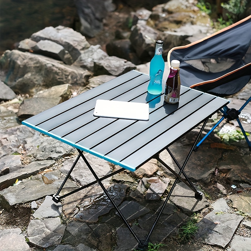 Acheter Table pliante noire pour Camping en plein air, Portable