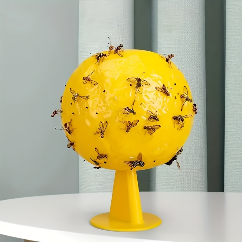 Household Daily Use Pumpkin Fly Trap Ball Indoor Trap Sticky - Temu