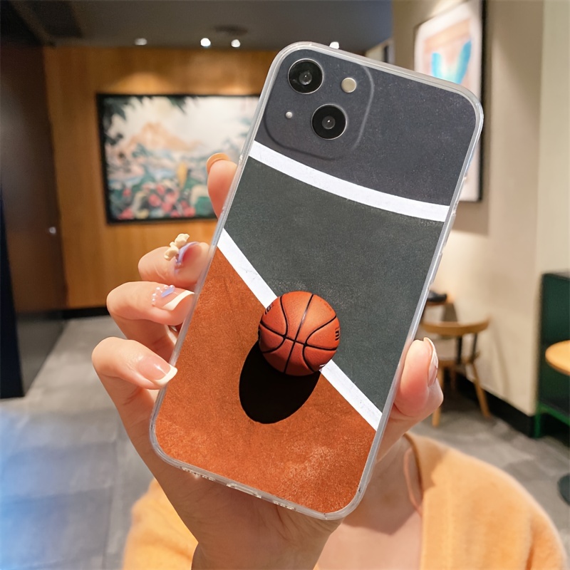 Basketball Basket Picture Luxury Transparent Phone Case For Iphone