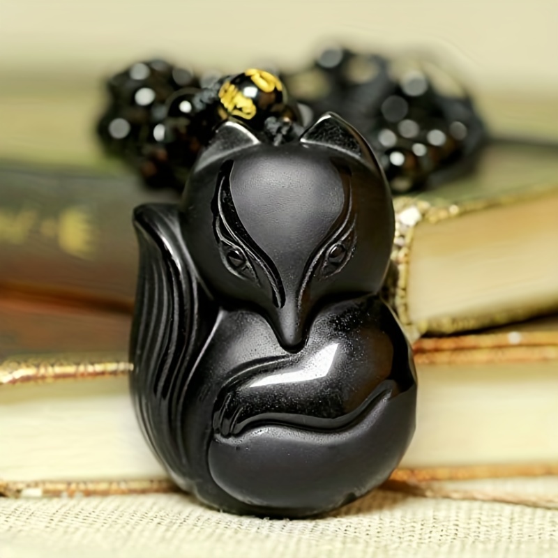 Black obsidian necklace on sale for protection