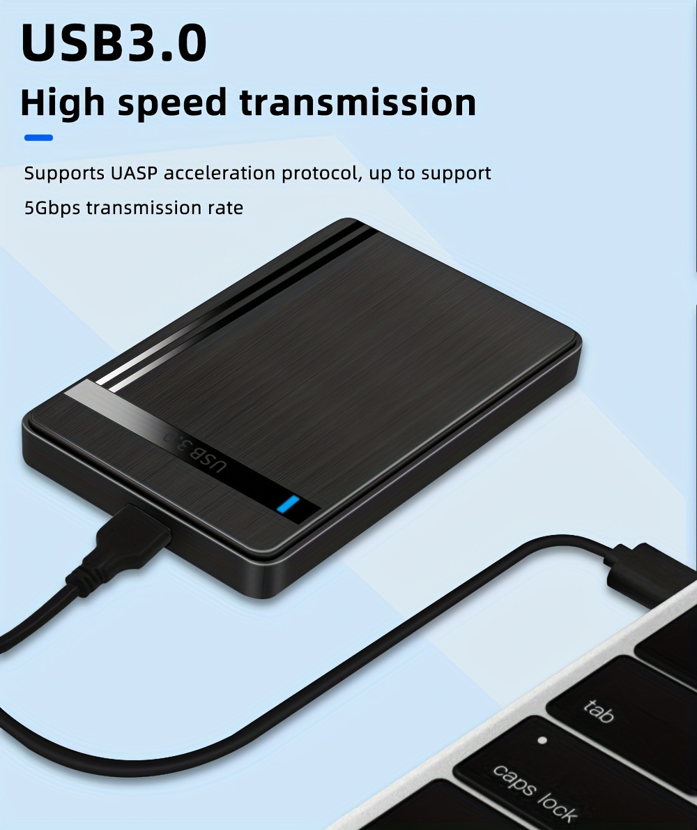 Sata Usb3.0 Hdd Interface Enclosure Mobile Hard Drive Cases - Temu