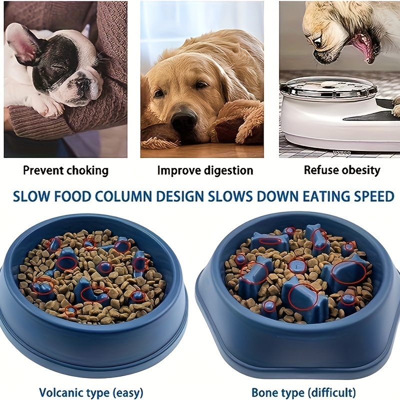 Large Slow Feeder Dog Bowl Slow Eating Bowl Slow Feeding Non-slip Puzzle  Bowl Dog Feeder Bowl Anti-choking Dog Bowl,slow Feeder Dog Bowl Anti  Gulping