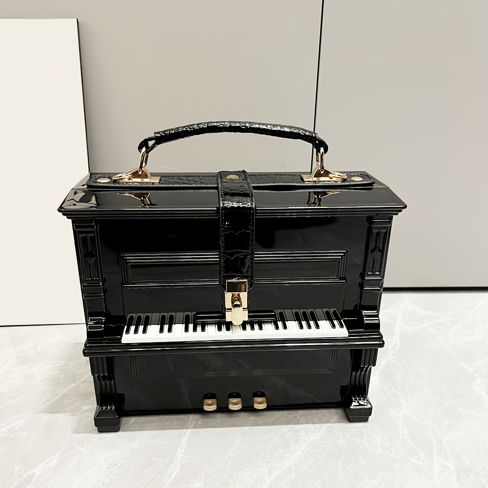 Women's Fashion Piano Shape Handbag