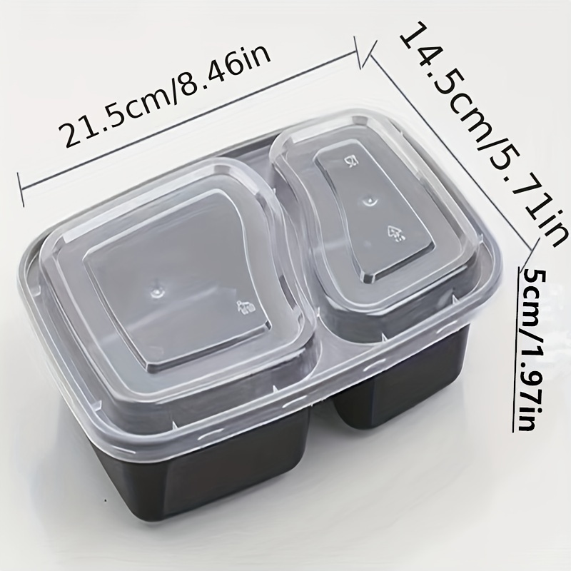 Polypropylene Bento Box Lunch Box Meal Prep Containers Reusable  4-compartment Plastic Divided Food Storage Container Boxes For Kids Adults  - Temu