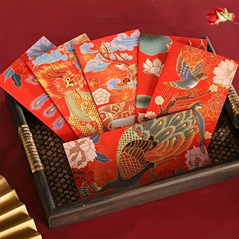 Red Packets Chinese Red Lucky Envelopes Money Bags Cartoon Envelope Chinese  New Year Gifts For Weddings New Year Red Envelope - AliExpress