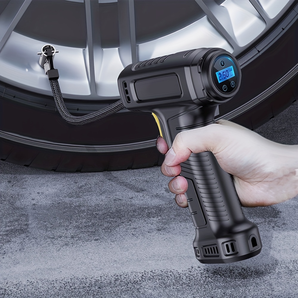 12v 120w tragbare drahtlose digitale Auto Kompressor USB wiederaufladbare  drahtlose Reifen inflat
