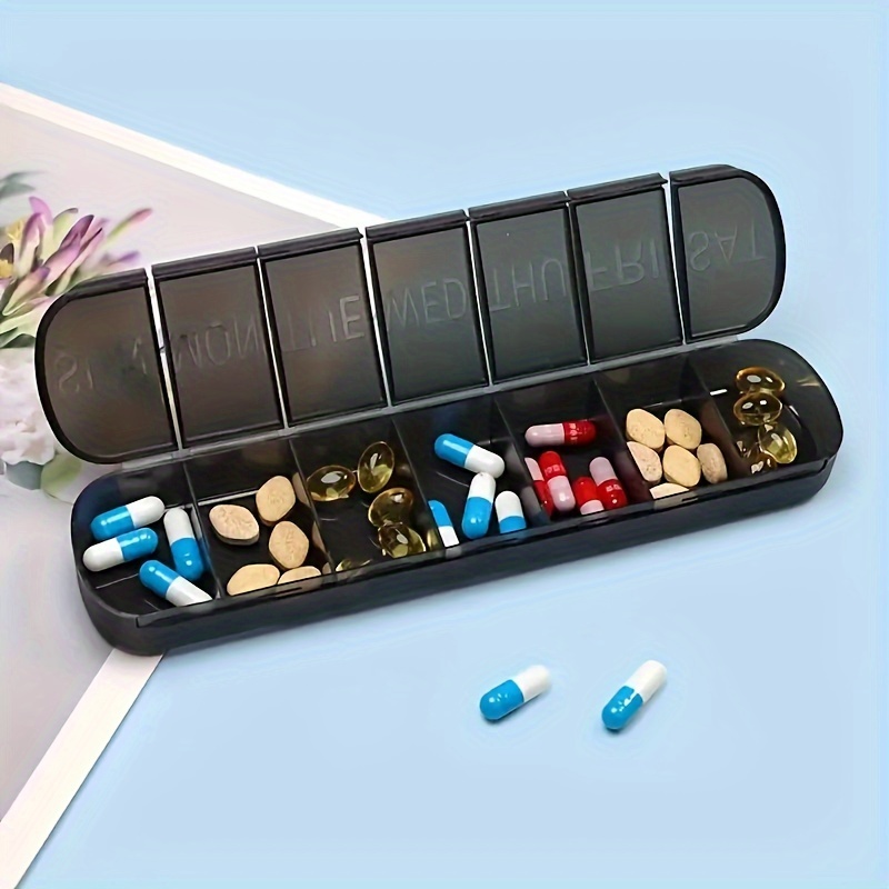 Generic - Boîte à pilules Boîte de rangement hebdomadaire pour