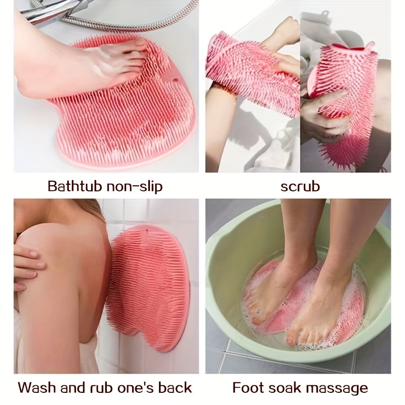 Acheter Tapis de Massage pour bain de pieds en Silicone, brosse pour les  pieds, douche, salle de bain, antidérapant, tapis antidérapant pour les  pieds, épurateur de pieds
