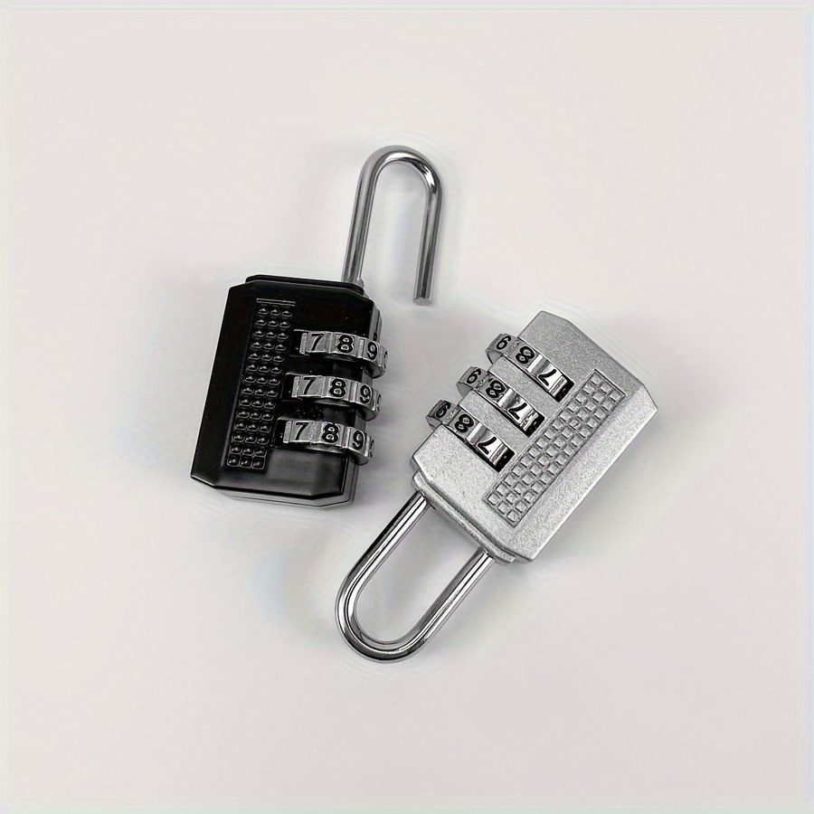 ZHEGE Gym Lock, Locker Lock, Combination Padlock, 4 Digit Lock Set, Re-settable Combo Lock, School Lock and Employee Lock(Blue)