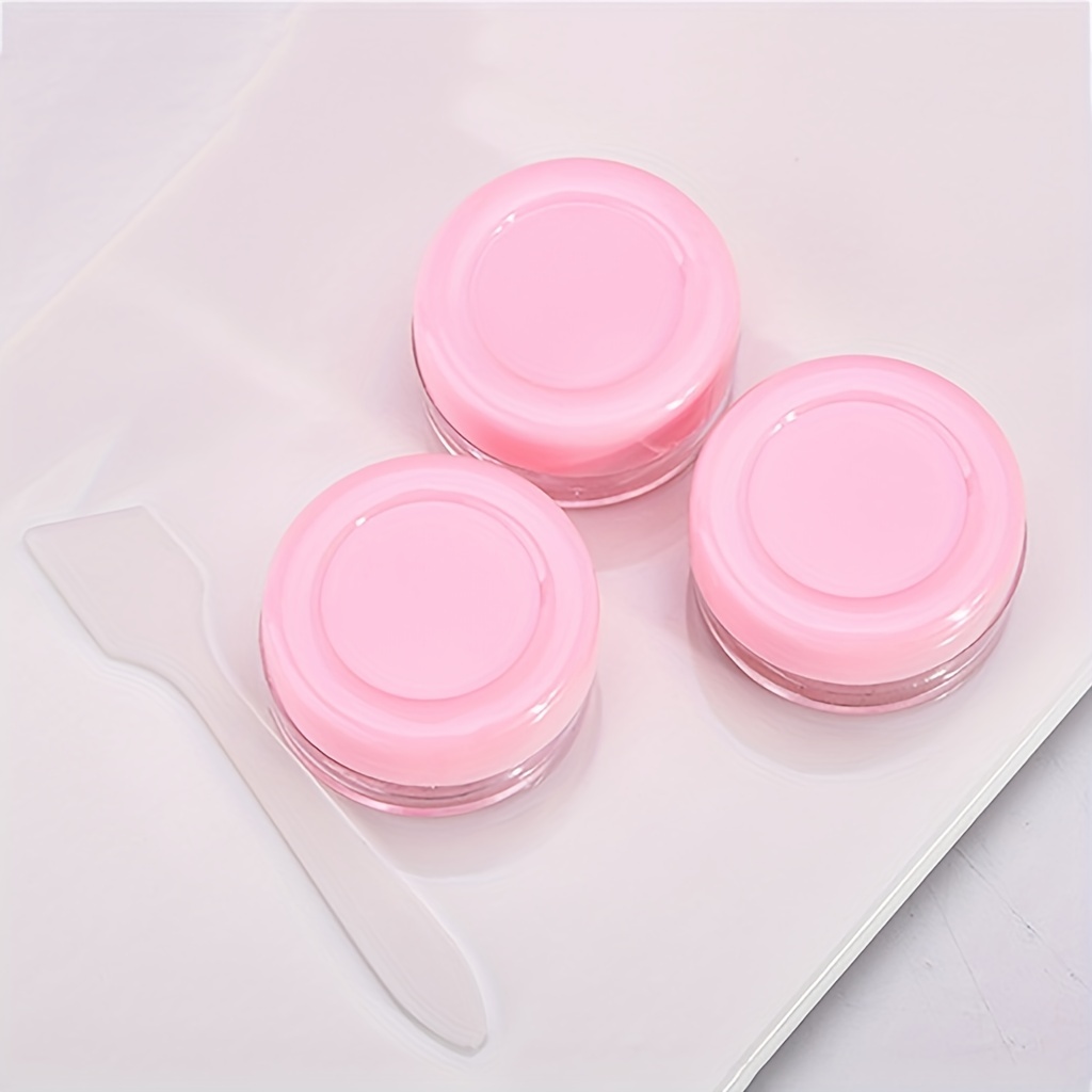 Small Round Sample Containers With Lids Cosmetic Jars Makeup - Temu