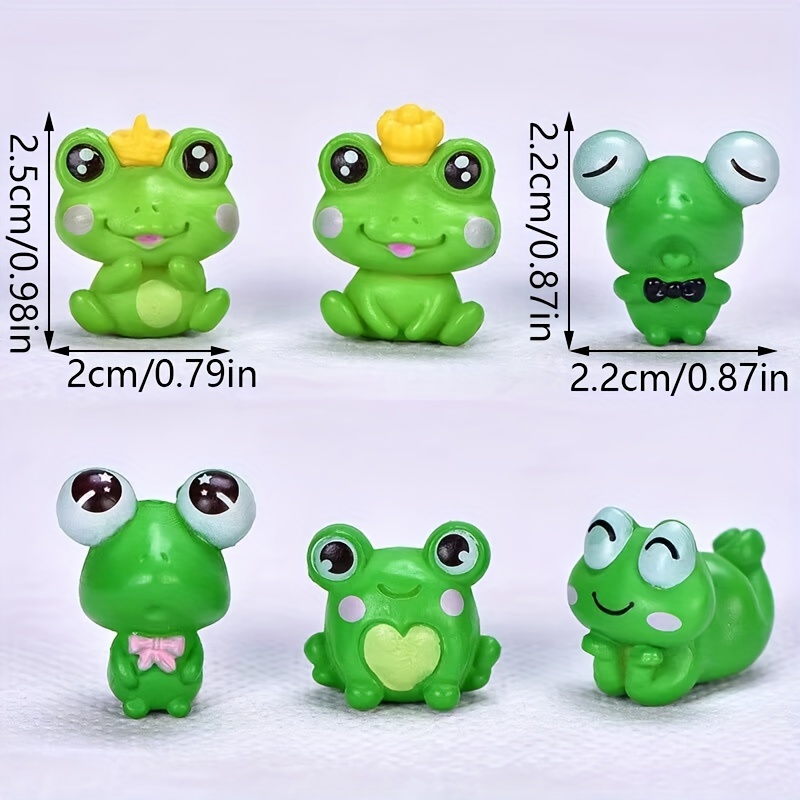Cute Little Frogs Green Simulation Frog Prince Toy Micro - Temu Canada