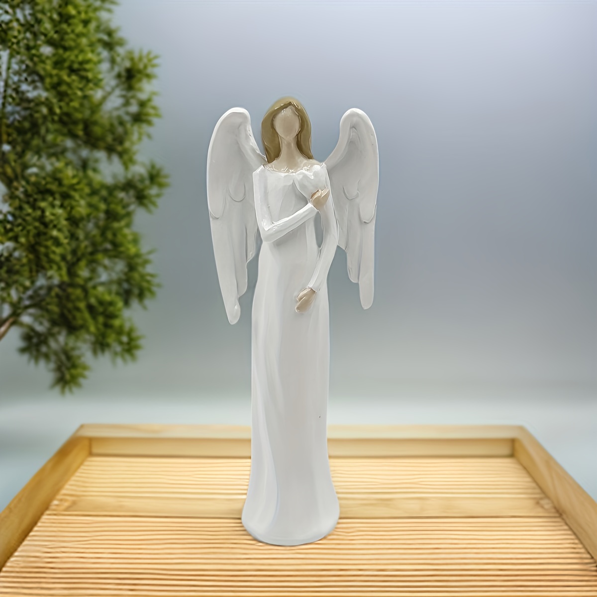 TEMPELWELT Statuette d'Ange Assis Endormi 12 cm, en Polystone Banc, Belle  Figurine d'Ange Gardien, Ange Décoratif, Rêve : : Cuisine et Maison