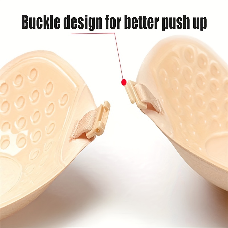 Invisible Silicone Nipple Bra Push Lift Adhesive Bra Pasties - Temu