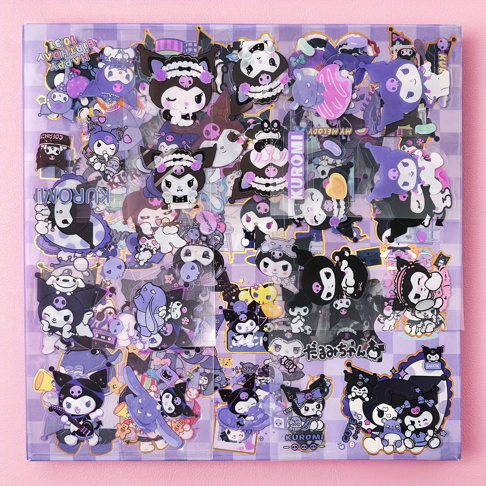 1-50 Kuromi Stickers for Gift, Party Favor, Prize, Decorate, Anime