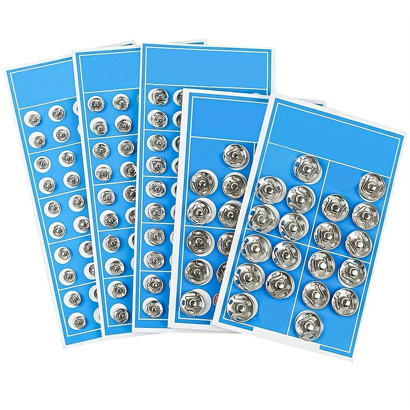 10-21mm Metal Buttons Snap Fastener Press Stud Popper Sew On Sewing Fabric  Craft