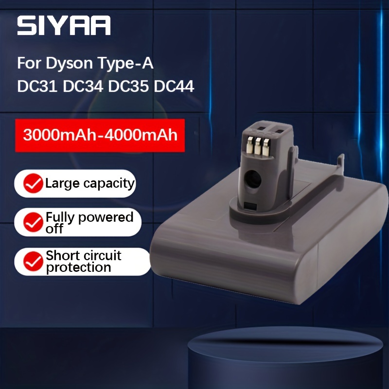 SIYAA Typ A Batterie Für 21,6V 4000mAh DC31 DC34 DC35 DC44 DC45