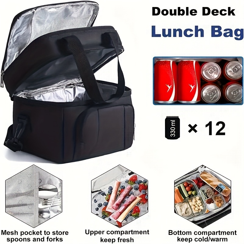 Insulated Lunch Bag Ice Pack Multifunctional Outdoor Picnic - Temu