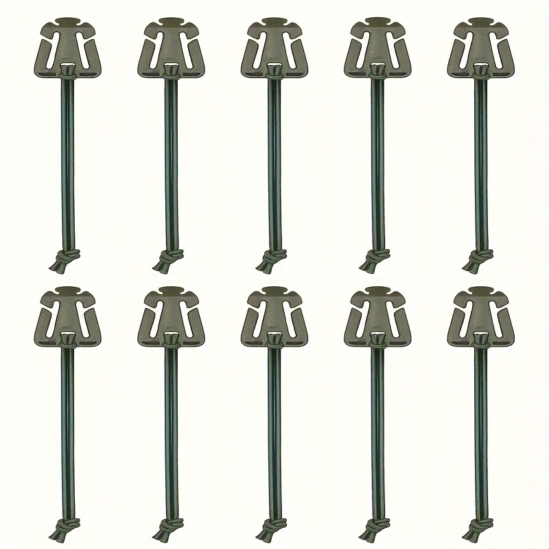 10pcs Webbing Buckle Clip, Bidirectional Detachable Backpack Accessories  For Outdoor Camping Hiking