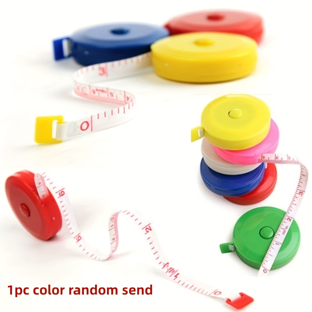 1pc Household Cute Mini Soft Tape Measure 1.5m/4.9ft Plastic Tape