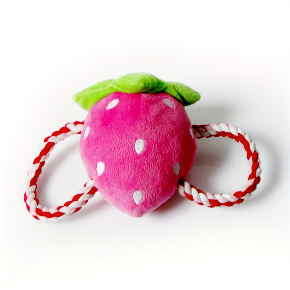 Strawberry Interactive Dog Chew Toy