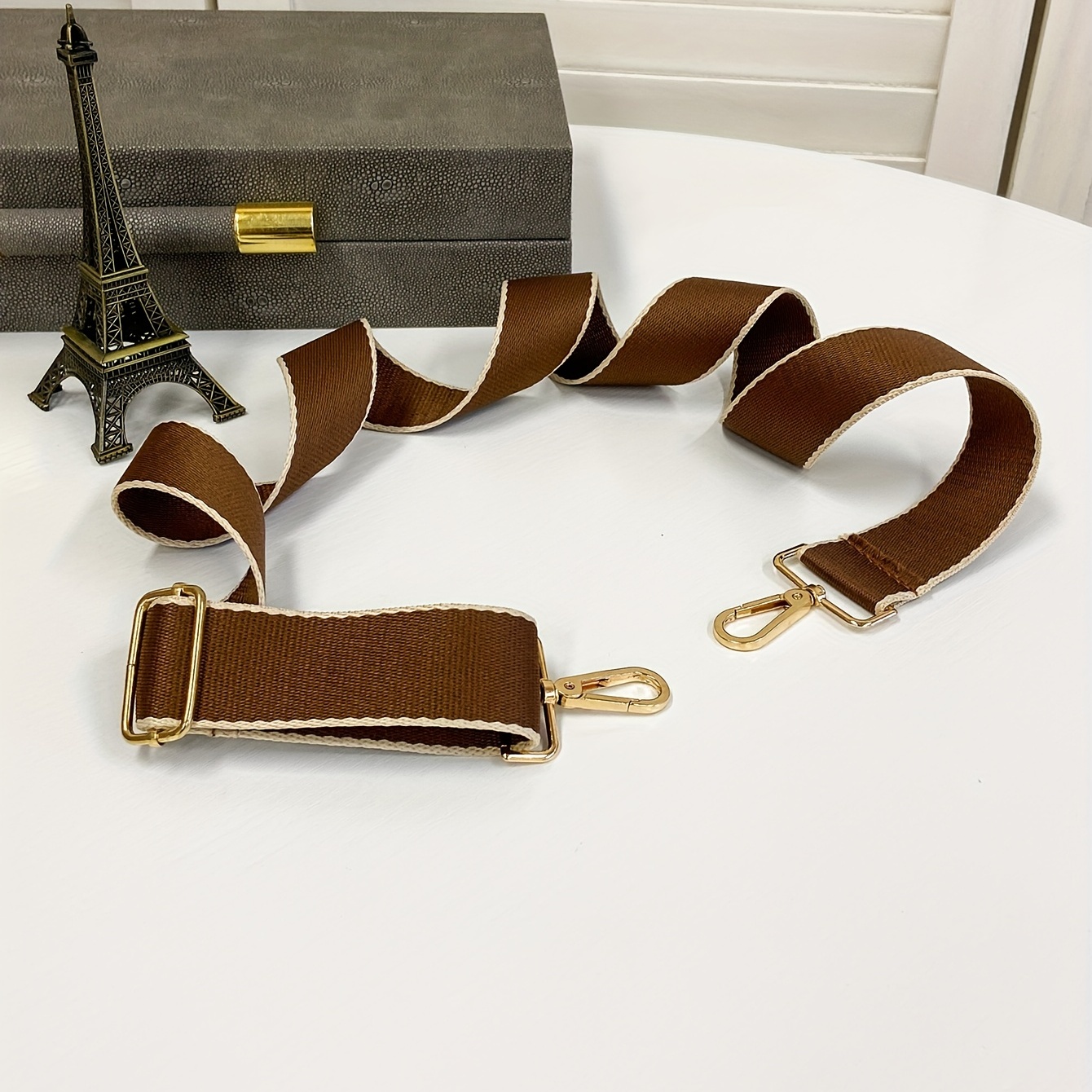 Colorblock Adjustable Bag Strap for Shoulder Bags