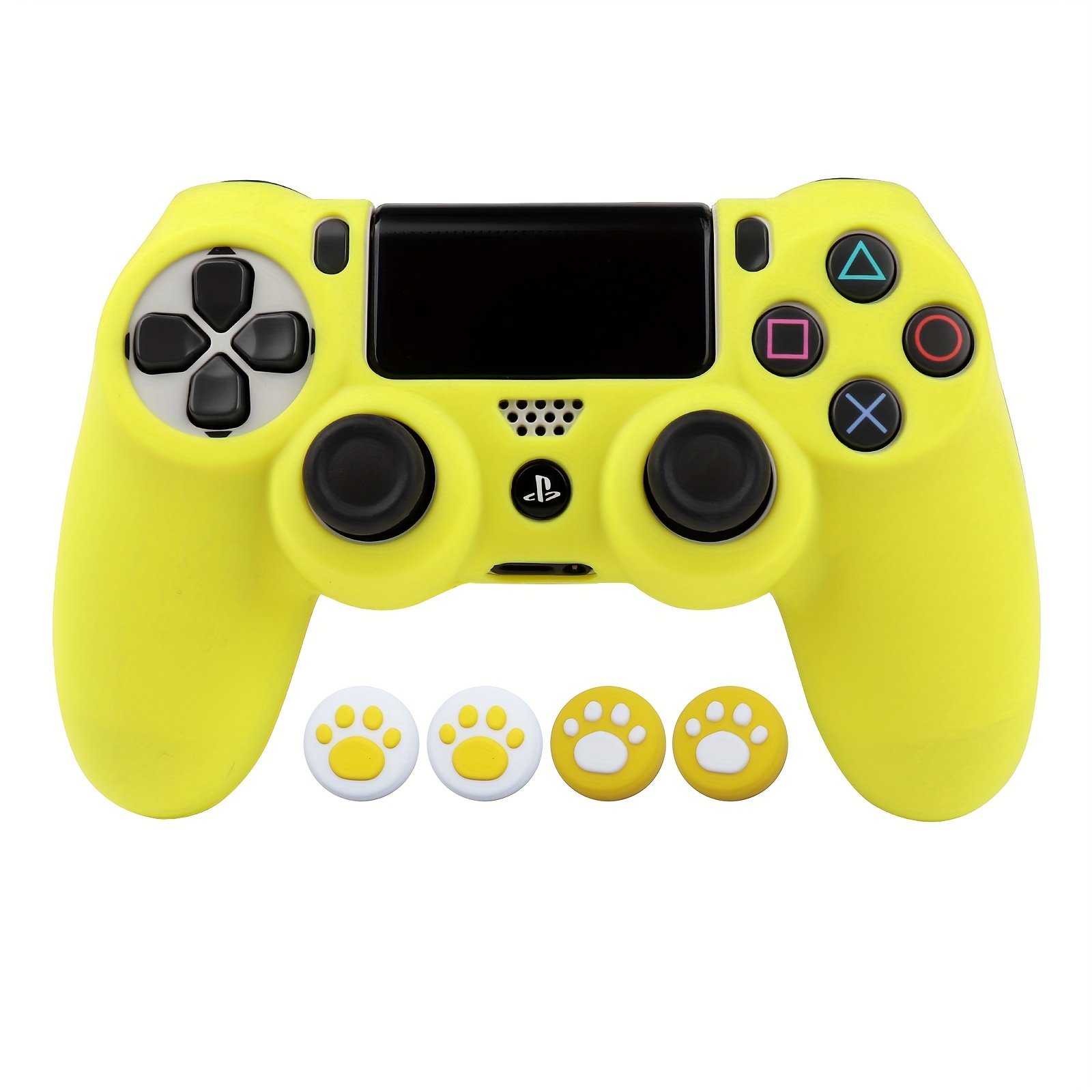 Soft Silicone Protective Cover Skin Ps4 Controller Gamepad - Temu