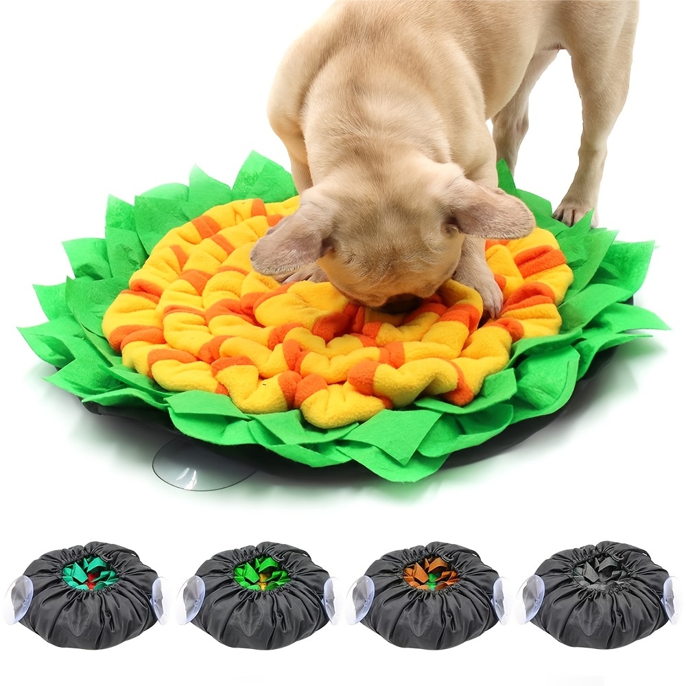 Dog Puzzle Mat Pet Mental Stimulation Toys Snuffle Treat Mat