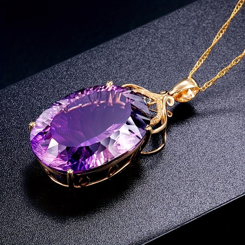 Crown Pendant Necklace with Crystal Design for Party or Gift