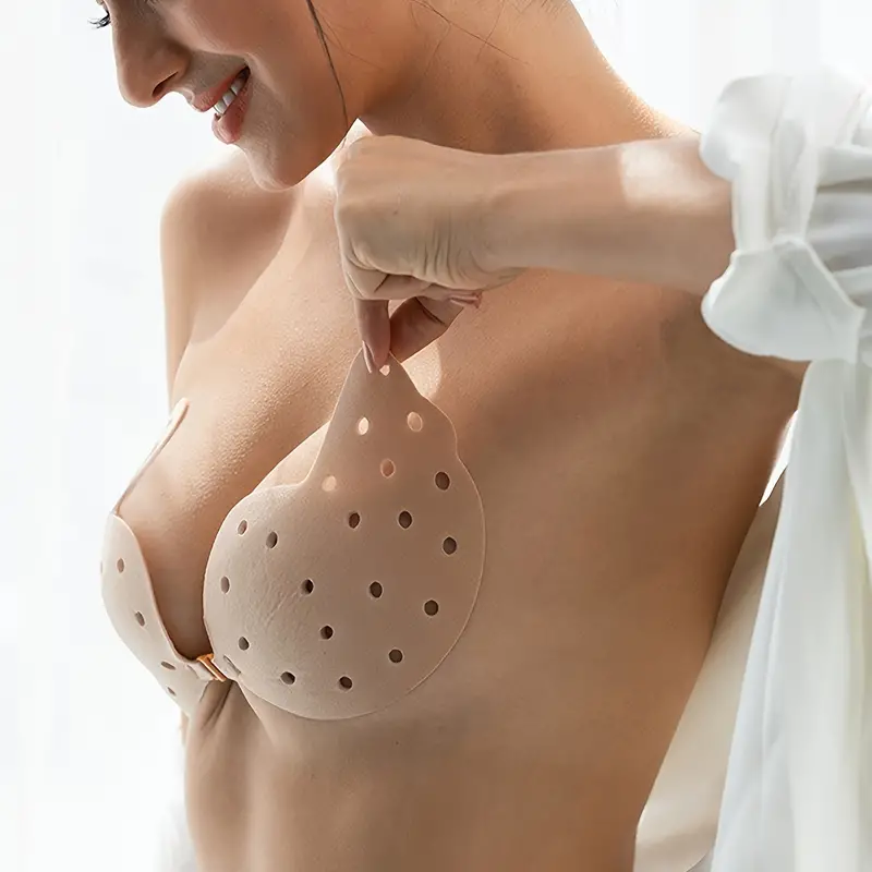Adhesive Bra Lift -Reusable Stick on Bra Nipple Covers Self
