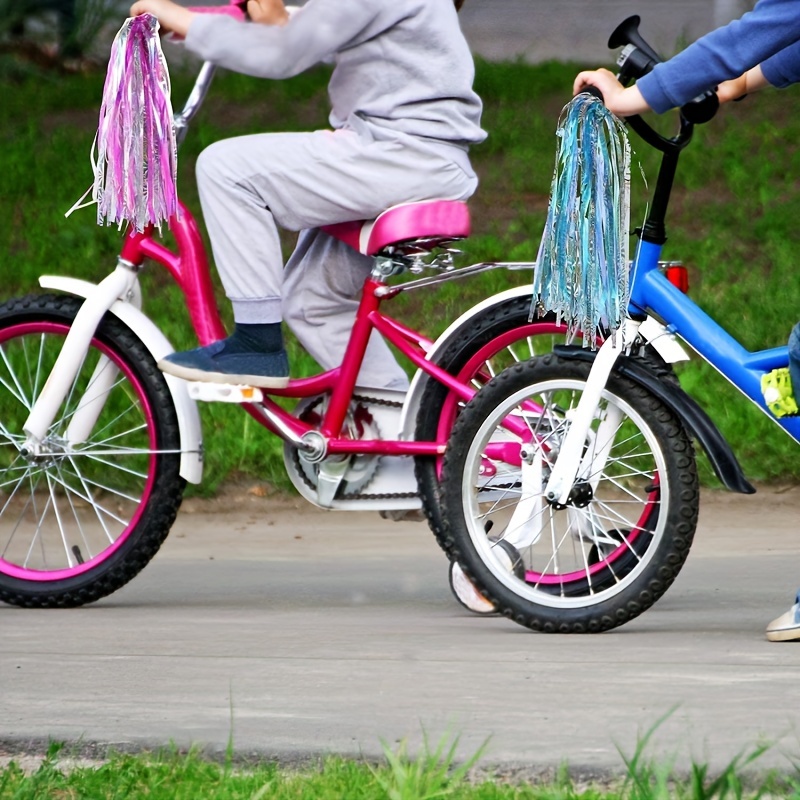 Accessoires De Vélo Pour Enfants, Glands, Cloches, Autocollants, Panier De  Vélo Tissé En Rotin - Sports & Activités D'extérieur - Temu France