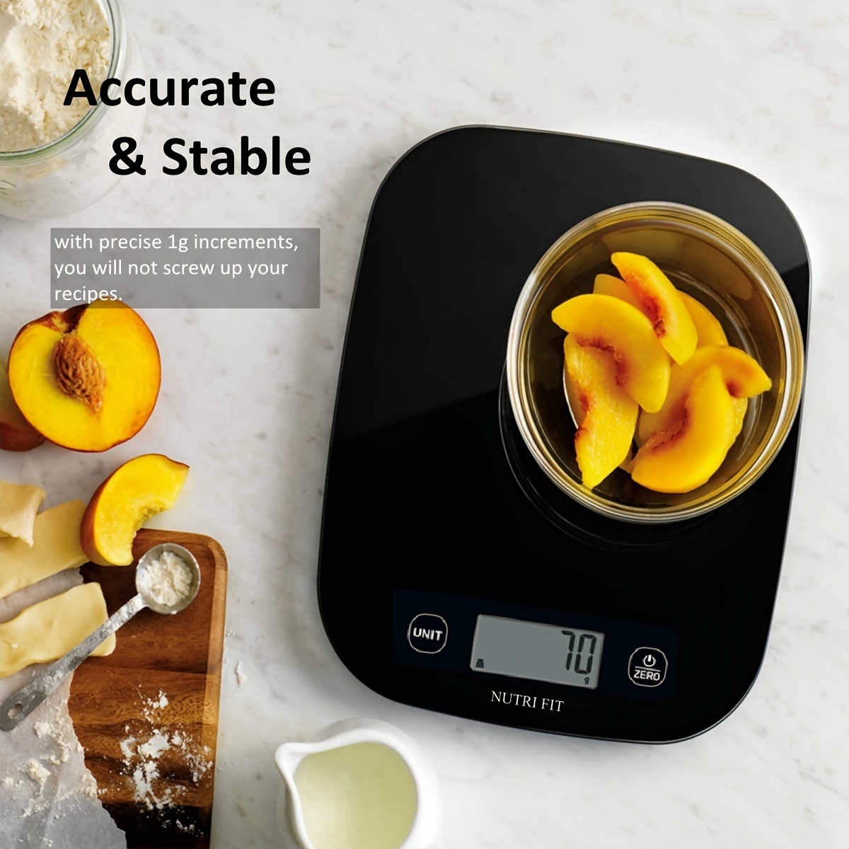 Báscula Digital Para Alimentos De Cocina Báscula De Peso - Temu