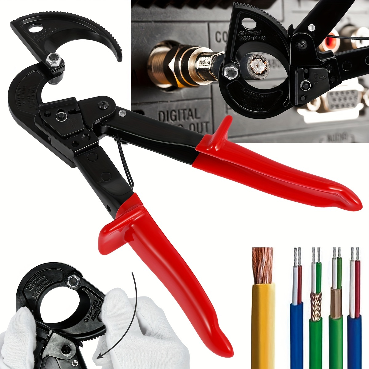 Comprar Cortador de cables HS-D1, pelador de cables automático,  herramientas de pelado multifuncionales, alicates de prensado, herramienta  de Terminal de 0,2-6,0 mm2