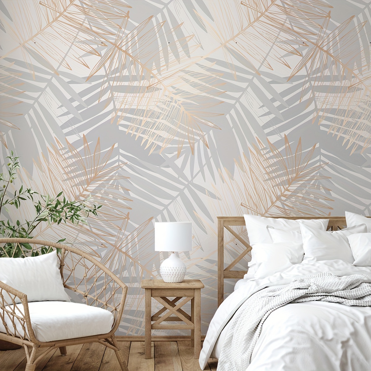 Moderno papel tapiz floral 3D 3D para paredes, adhesivos de pared para  pegar y despegar, papel de pared extraíble para sala de estar, dormitorio