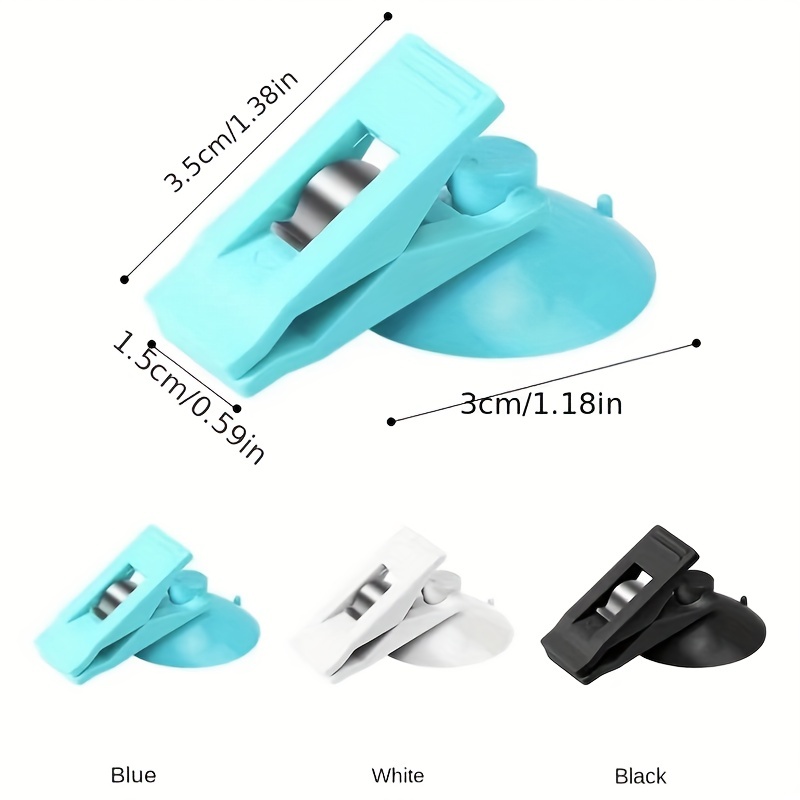 2pcs Suction Cup Clips Advertising Pop Card Holder Curtain Clamp