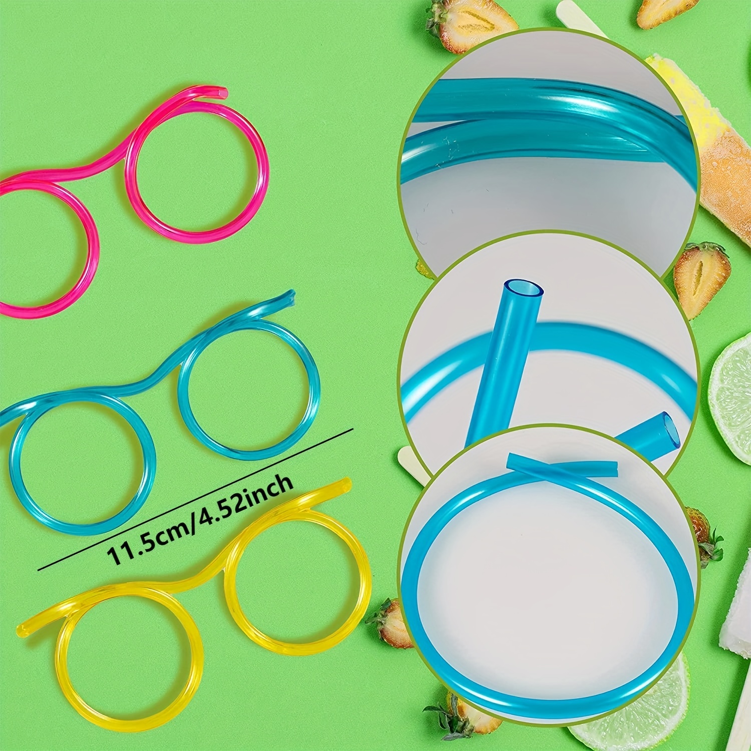 4-Pack of Drinking Straw Glasses