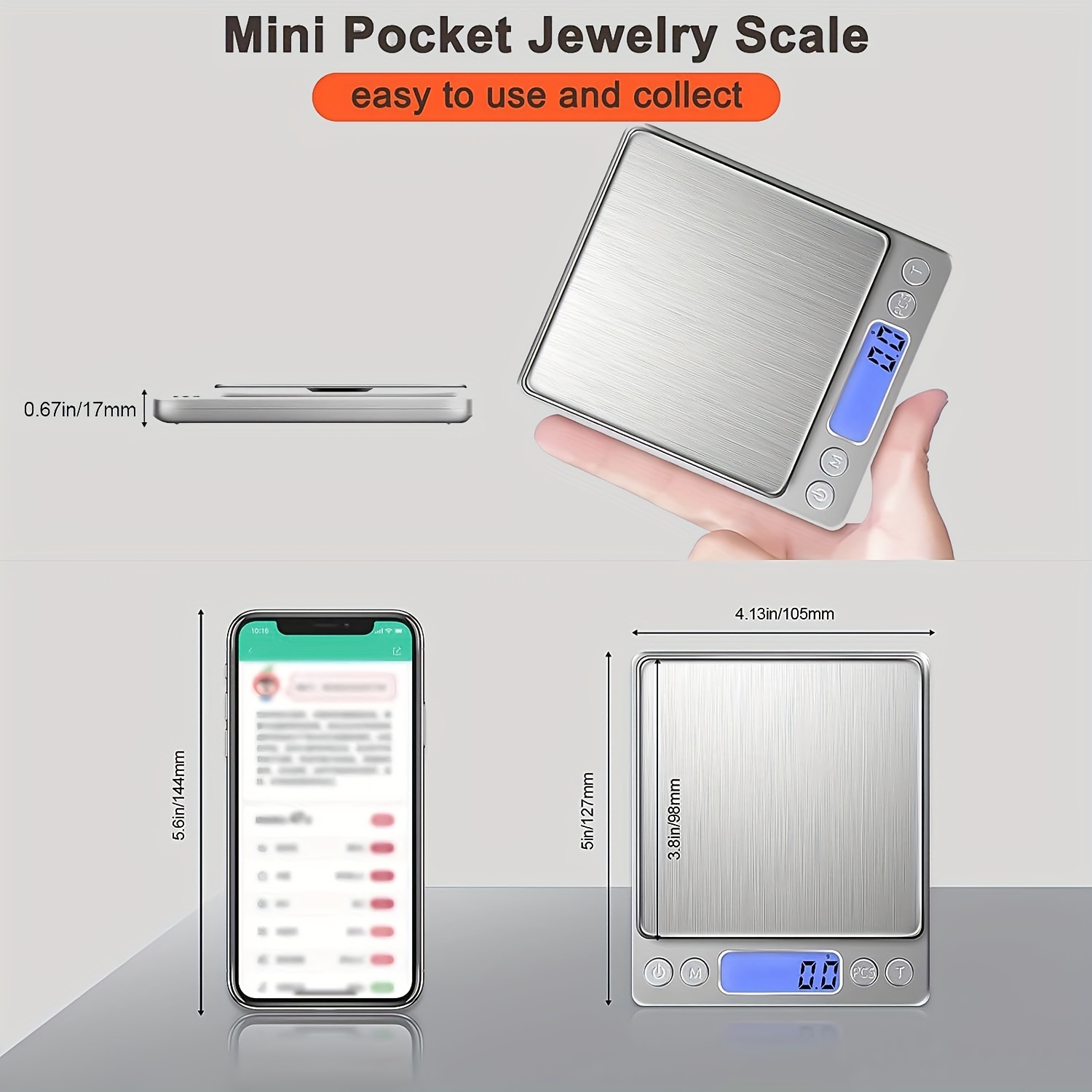 Digital Pocket Small Scales P221