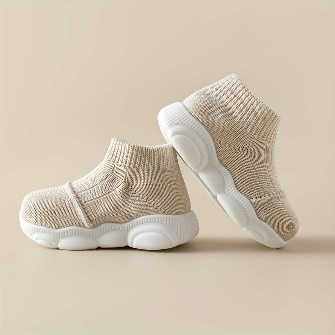 Stylish Baby & Toddler Sneakers - Slip-On, Breathable Fabric, Non-Slip Rubber Sole for Casual Attire, Men's And Women's, Sports Shoes