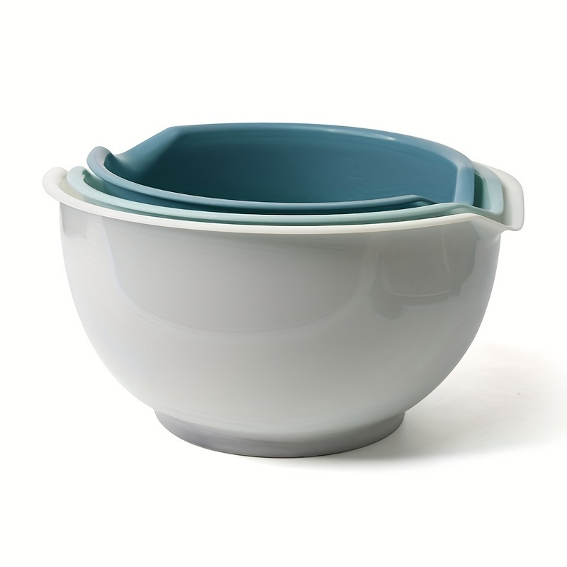 Cook With Color Mixing Bowls - Plastic Nesting Bowls Set Microwave Safe Mixing  Bowl Set - Temu