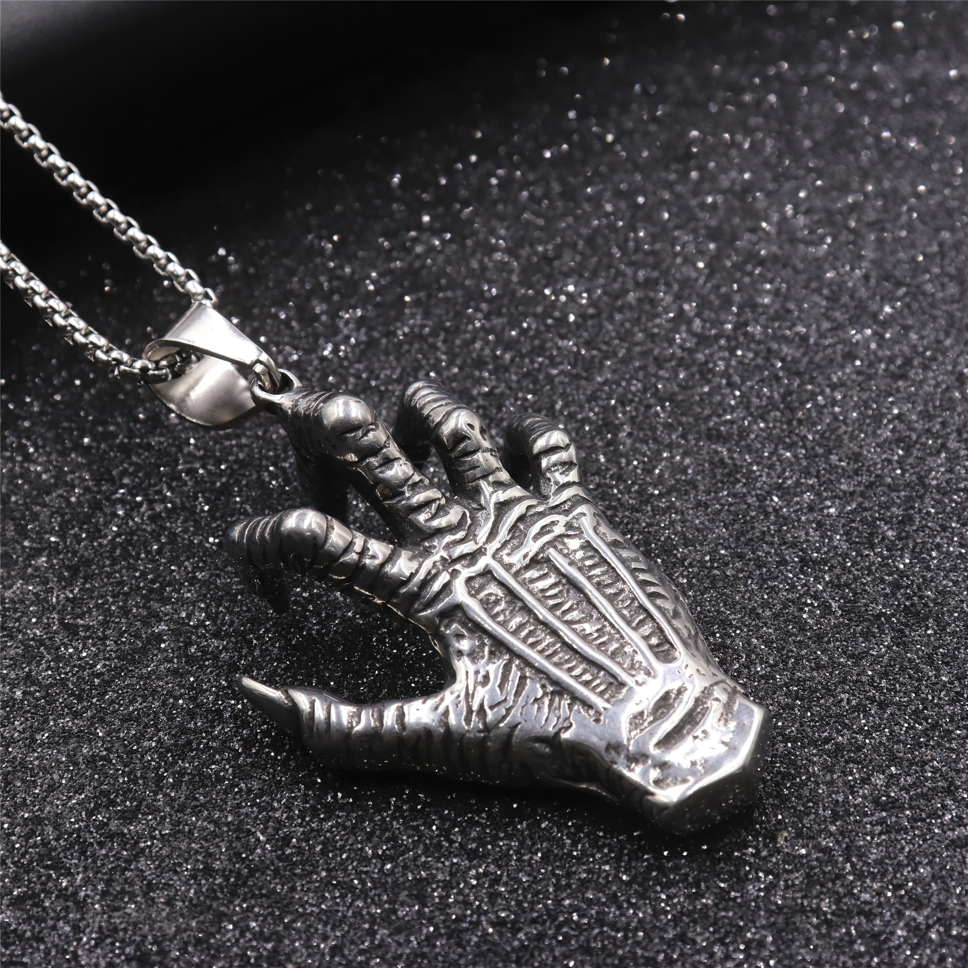 Collier oeil de diable Punk pour hommes mode Dragon griffe oeil de chat  pendentif collier bijoux cadeau - Temu Belgium