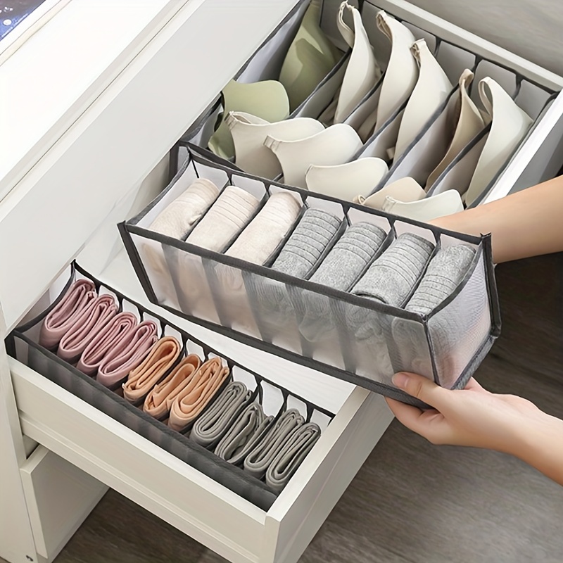 Underwear Storage Boxes Divider Drawer Organiser Women's Lingerie