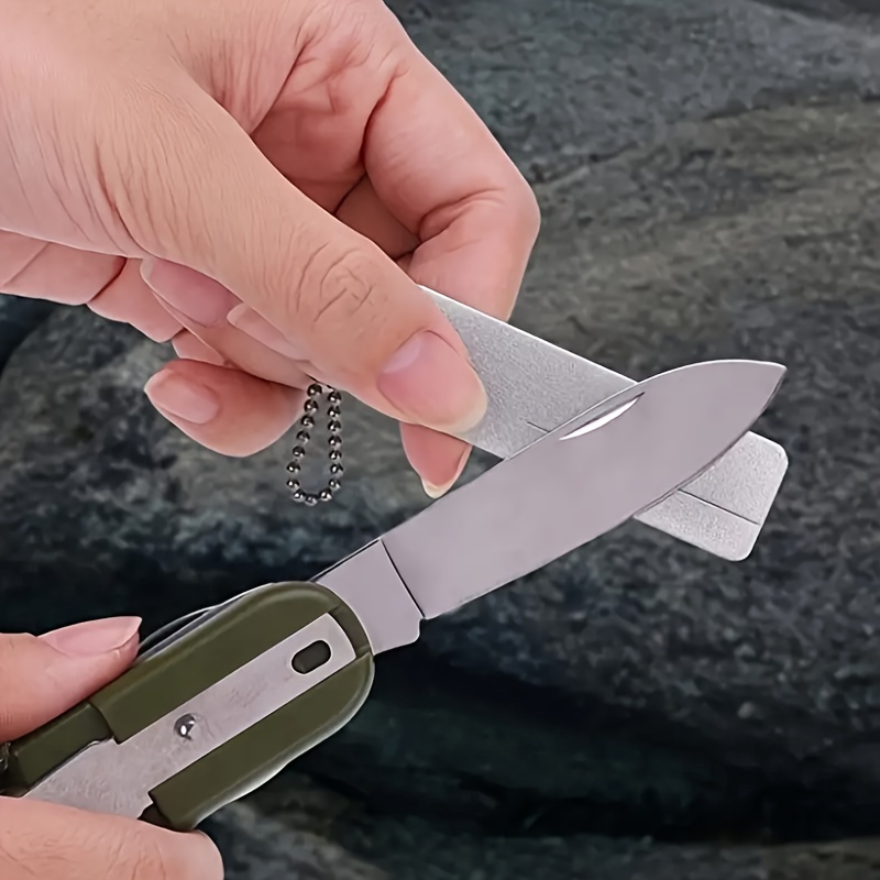 Fishing Hook Sharpener Pocket Sharpening Stone Knife - Temu Canada