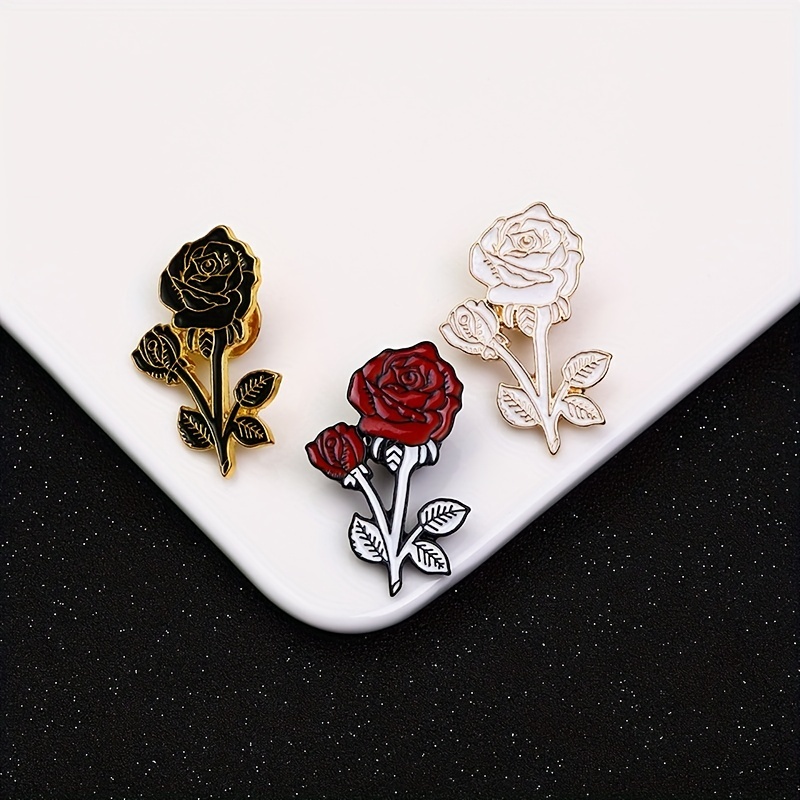 Fashewelry 16pcs Flower Enamel Brooch Pins Set Cherry Blossom Lapel Pins  Cute Floral Alloy Badge Pins for DIY Backpacks Clothes Bags Jackets Hat