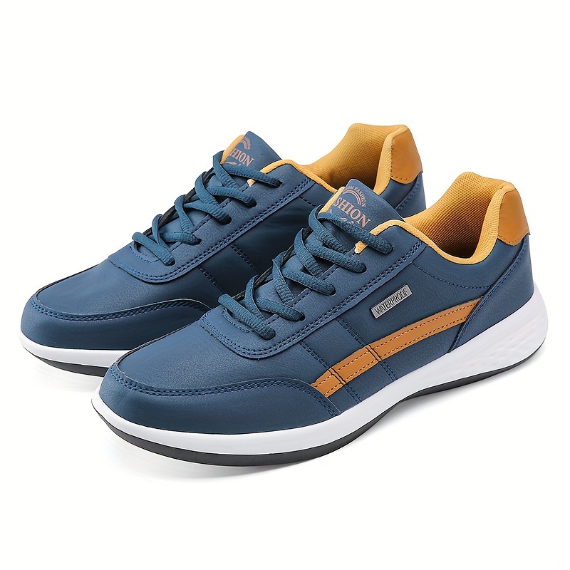 Men's Lace-up Sneakers - Athletic Shoes - Wear-resistant And Breathable