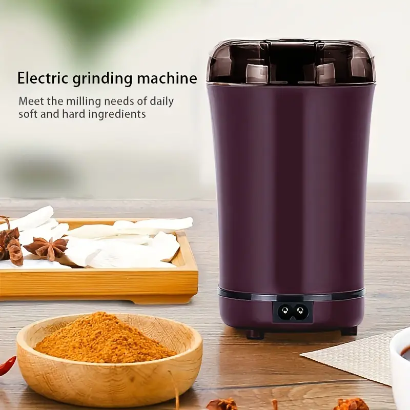 1pc, Electric Blender, Coffee Grinder Cereals Nuts Beans Spices Grains  Grinder, Electric Powder Machine, Portable Grinder Blender, Kitchen  Accessories