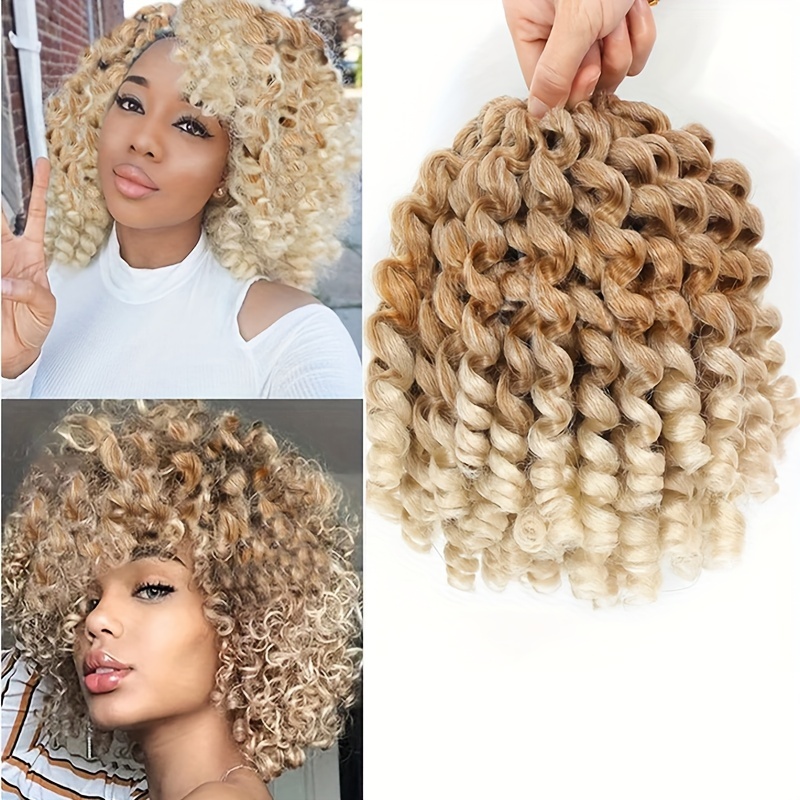3 Packs Short Curly Crochet Hair For Black Women 20 Inch 8mm