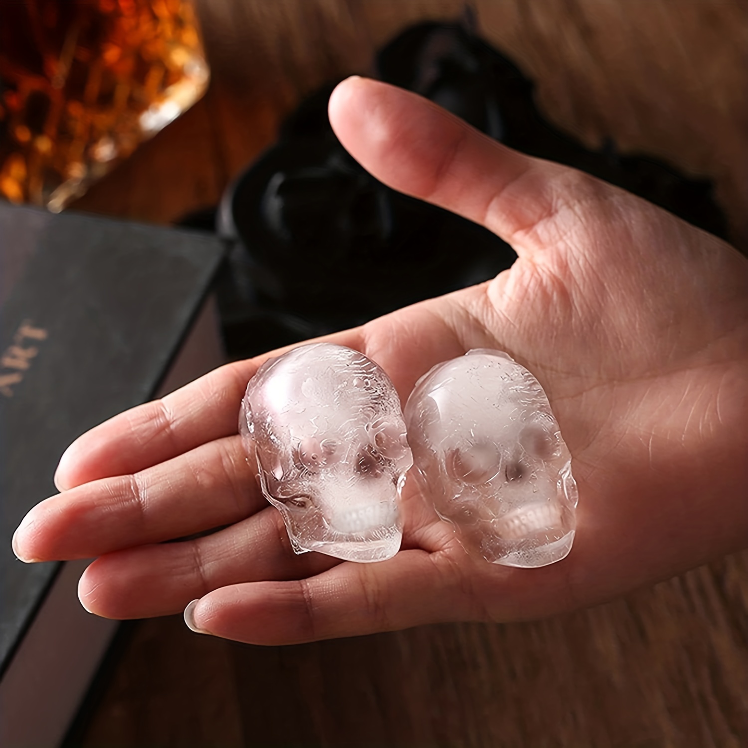 DIY Creative Molds for Bars Silicone Skull Ice Cube Four-in-one Silicone  Skull Ice Cube Mold