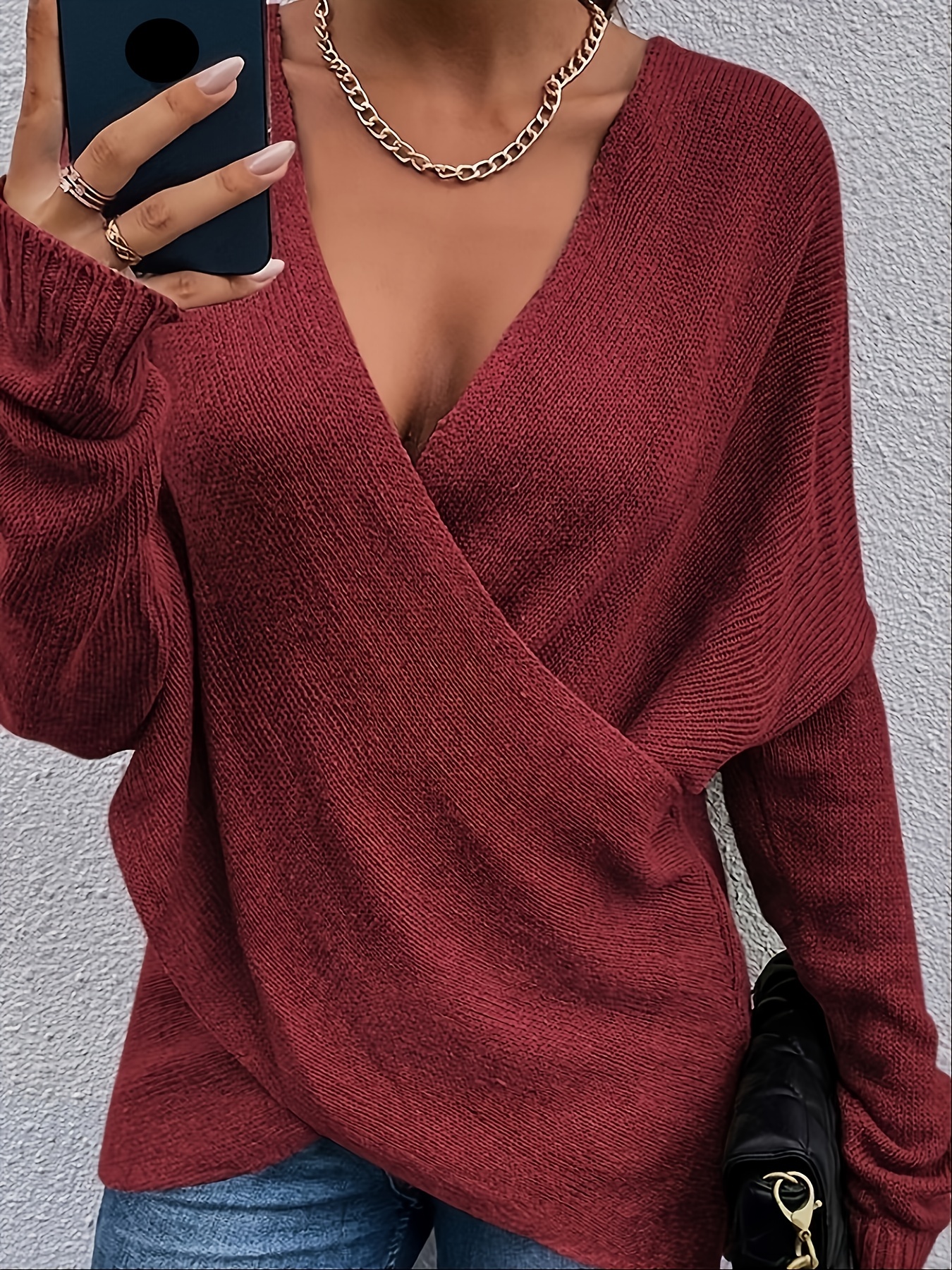 Sweater Mujer Otoño Tejido Largo AZ050 – Big Indio